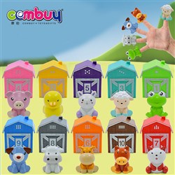 KB201063 - Animal baby educational blocks finger puppet toy matching games