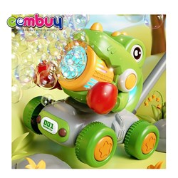 KB211001 - Outdoor Dinosaur Boxing Lighting Music Push Automatic Toy Electric Bubble Car
