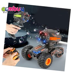KB213204-KB213206 - Handle remote control one key stand deformation lighting music toys rc stunt bubble car