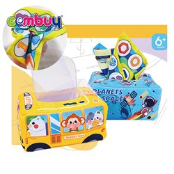 KB216880 - Early educational cartoon tear paper learning cloth baby tissue box toy