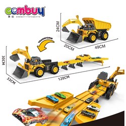 KB218113 - Road roller excavator 128CM catapult friction car engineering truck toy
