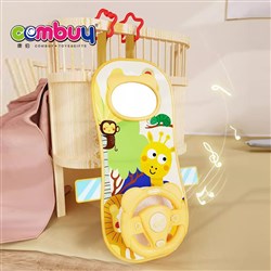 KB219401 - Musical Lighting One Button Start Simulation Baby Driving Cloth Steering Wheel Toys