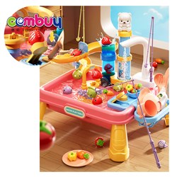 KB220773-KB220776 - Fishing Game Manual Electric Water Pressure Lifting Toy Kitchen Wash Basin