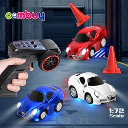 KB222540 - Remote Control Vehicle Drifting High Speed Turn Around Lighting Pocket 1:72 Rc Mini Car Toys