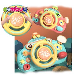 KB310146 - Simulation driving game electric lighting musical baby steering wheel shaped toys