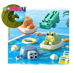 KB310287-KB310292 - Wind up game bathroom water turn baby swimming bath toy animal
