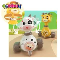 KB310295 - Cute animals sway rotating baby press and go pressure toys