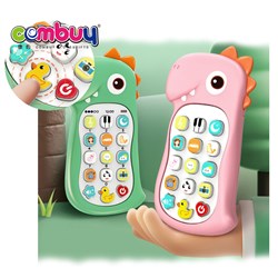KB310718 - Cute early learning mobile game teether bite toys smart baby phone