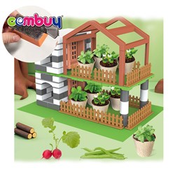 KB310792-KB310794 - Educational building blocks game sunlight room kid growing diy planting toys