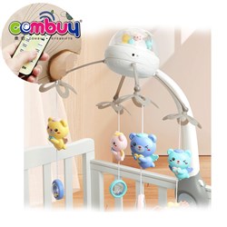 KB668966 - Projection night light rotating appease remote toys musical bed crib bell