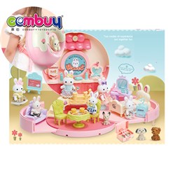 KB769566 - Donut backpack cute rabbit interactive diy girls pretend play toys