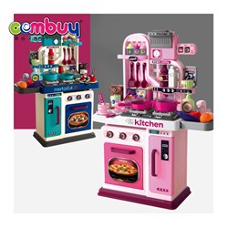 KB769654-KB769655 - Indoor kids pretend play tableware set cooking toys portable kitchen table